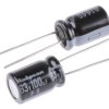 Kondensator 100μF 63V dc Radialny, Otwór przelotowy Rubycon roztaw: 3.5mm 8 x 11.5mm