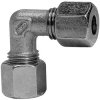 Angled gland, L 44 mm, 160 bar, steel, galvanized, for pipe systems, 112164