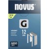 Novus 042-0768 Flat Crown Clips 5000 pieces, 12x10.6mm for Hammer Tacker
