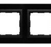 VENA2 Ramka poczwórna szkło Xglass akrylowe czarny + antracyt 5209184