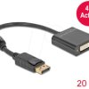 63482 DisplayPort adapter, DP 1.2 male to DVI female