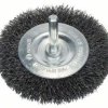 Szczotka tarczowa, 75 mm, 0,2 mm, 4500 obr./min, 10 mm Bosch Accessories N/A N/A Ø trzonka 6 mm 1608622015 1 szt. Bosch
