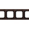 SONATA PRESTIGE Ramka 4 poczwórna drewniana 6 mm drewno R-4RW/34 OSPEL