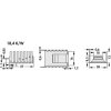 Clip-on heatsink, (L x W x H) 32 x 20 x 13 mm, 18.4 K/W, solderable surface, FK 243 MI 247 V