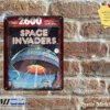 Space Invaders Box Artwork from the Original ATARI 2600 Game - Metal Sign