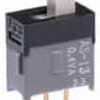 Slide switch, On-Off-On, 1 pole, straight, 0.4 VA/28 V AC/DC, AS13AP