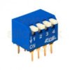 DIP switch, Piano key - 4-pole (EPG104A) - ECE
