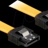 82808 Cable SATA 6 Gb/s str/str 20 cm yellow Metall