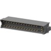 Male connector, type F, 48 pole, z-b-d, pitch 5.08 mm, solder pin, angled, 188753-4