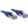 LINDY 47147 RJ45 Network Cable CAT 6A S/FTP 1m Blue Snagless 1 pc(s)