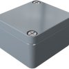 Aluminum enclosure, (L x W x H) 50 x 45 x 30 mm, silver gray (RAL 7001), IP66, 010505030