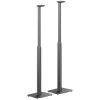 My Wall HS43L Speaker Stand Height-adjustable Black 2 pieces Speaker Wall Brac