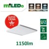 Plafoniera LED AZPO LED 12,3WCCT-L-W IP54 kwadratowy 1150lm 3000/4000/6000K barwa neutralna/ciepła/zimna biały 31530