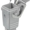 Grommet housing, size A4, die-cast aluminum, PG13.5, straight, cross bow locking, IP65, 1900330000