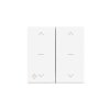SIMON 55 Klawisz podwójny do łącznika i przycisku roletowego: SZP2M, SZW2M antybakteryjny biały mat TKZW2/AB111 KONTAKT SIMON