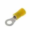 Konektor oczkowy izolowany 5mm - żółty