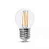 Żarówka LED E27 6W 800lm 2,7K kulka G45 przezroczysta filament VT-2386 SKU2851 V-Tac