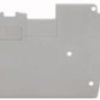 End/Intermediate plate, 1 mm, gray for terminal block, 2022-1491