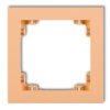 DECO Ramka uniwersalna z tworzywa DECO Pastel Matt brzoskwiniowy 45DR-1 KARLIK