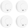 Smartwares 10.100.41 Smoke Detector Set 4 pieces 85 dB Mute Button