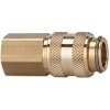 Quick-release coupling, L 38 mm, 35 bar, brass, for hose, 107495