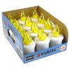 Wkład do znicza świeczka LED Subito COMET żółty (12 szt)