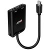 LINDY 38432 Mini Displayport Adapter Black Connects Display Audio Devices