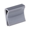 Zacisk kablowy 8mm Samoprzylepny 24 x 25 x 9mm materiał: PVC Szary Płaskie opasek kablowych +50°C