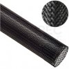 Oplot kablowy poliestrowy Flexo Pet 32mm pleciony bezhalogenowy LSOH czarny TECHFLEX