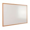 Write-On® Eco-Friendly Whiteboard 1200x2400mm Light Oak Effect Frame