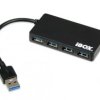 Hub IBOX USB 3.0 CZARNY 4-PORTY, SLIM IUH3F56 (4x USB 3.0 kolor czarny)