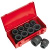 Sealey AK688 Impact Socket Set 10pc 1"sq Drive Metric/imperial