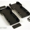 ABS handheld enclosure, (L x W x H) 165 x 80 x 28 mm, black (RAL 9005), IP54, 1553TTBK
