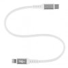 KABEL AMPERE TYP C LIGHTNING 0.3M BIAŁY