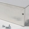 Aluminum enclosure, (L x W x H) 102 x 56 x 56 mm, natural, IP32, 1411FBHU