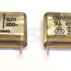 10nF 250VAC 20% R=15mm kondensator papierowy metalizowany MP3-X2 WIMA