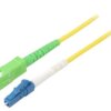 SCA-LCU/OS2-150YL Patch cord światłowodowy OS2 LC/UPC,SC/APC 15m LSZH żółty