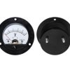 Miernik analogowy voltomierz okrągły 10V CB-2117