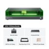 xTool S1 + 1064nm IR Laser Kit: Enclosed Diode Laser Engraver & Cutter - 40W + IR Rotary Bundle