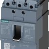 Wyłącznik automatyczny w obudowie formowanej SENTRON, Typ H, 3-biegunowy, 110 A, 690 V ac 65 kA, 500 V dc, Siemens, 3VA2