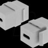 151780 Keystone Adapter USB C socket - USB C socket white