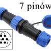 Wodoodporne złącze 7 pinów; IP68; SP17; rozłączne