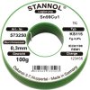 Stannol 573250 Solder Wire Sn99Cu1 KS115 3.0% 0.3mm 100g