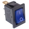 Blue illuminated On-Off Rectangle Rocker Switch 12V SPST