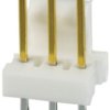 Złącze szpilkowe 3-pinowe MTA-100 raster: 2.54 mm Prosty 1-rzędowe TE Connectivity Otwór przelotowy 250 V Bez osłony
