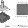C245247 C245 SMD desoldering tip, C245247/17 x 17 mm, for PLCC socket