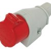 Gniazdo izolacyjne stałe 4P 32A 400V czerwone zaciski gwintowe IP44 126