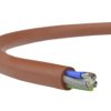 Kabel silikonowy SIHF 180C 300/500V 5x0,75 ciepłoodporny LSOH ceglasty linka TKD /100m/