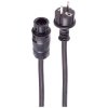 Power cord, Europe, plug type E + F, straight on BC01 socket, straight, H07RN-F3x1.5mm², black, 2 m, BS02-40035
