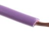 Przewód montażowy 0,75 mm2 Fioletowy RS PRO PVC TI3 20 AWG 1 kV DC, 600 V AC dł. 100m 24/0,2 mm 105°C BS6231